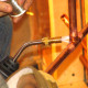 Пайка медных трубок кондиционера Midea - жидкость/газ до 10.0 кВт (24/36 BTU) труба 3/8 и 5/8 (9мм/15мм)